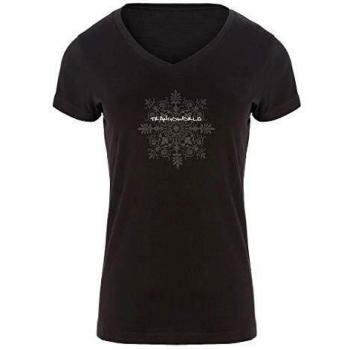 Trangoworld Yogafit Camiseta, Mujer, Negro, XS
