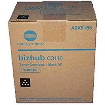 Konica Minolta TNP-51K Original Negro 1 Pieza(s) - Tóner para impresoras láser (5000 páginas, Negro
