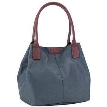 Tom Tailor Acc MIRI Shopper 10721 45 - Bolso de asas de nailon para mujer, color gris, talla 25x28x15 cm