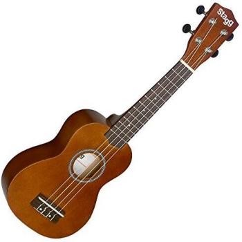Stagg USNAT Traditional Soprano Ukulele with Natural Wood Finish