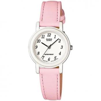 Reloj de Pulsera Analógico Casio LQ-139L-4B1DF para Mujer/Niña Color Rosa, Esfera Blanca con Números Negros, Diámetro de 25mm