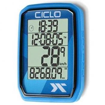 Computadora Inalámbrica para Bicicleta CicloSport Protos 205, Azul, 5 Funciones