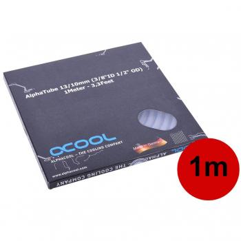 TUBO LIQUIDA ALPHACOOL 13/10 HF 1M TRANSPARENTE ALPHATUBE/PVC/1M/4 BAR 1013845