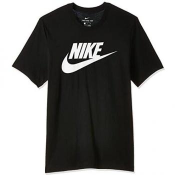 Nike Men's Sportswear Icon Futura T-shirt, Black/White, Size L