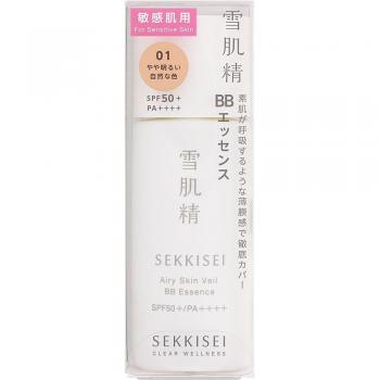 Kose Sekkisei Airy Skin Veil BB Essence SPF 50+ PA++++ - Slightly Light Natural 30ml