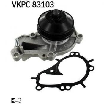 Bomba de agua SKF VKPC 83103, tipo: bomba de agua, características: alta calidad, durabilidad, diseño optimizado para un rendimiento eficiente del motor, fabricada por SKF