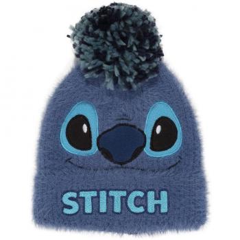 Gorro Stitch Fluffy Pom Beanie