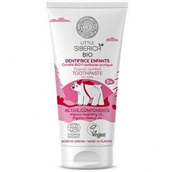 Natura Siberica Little Siberica. Organic Certified Toothpaste for Kids, Arсtic Raspberry, 60 ml
