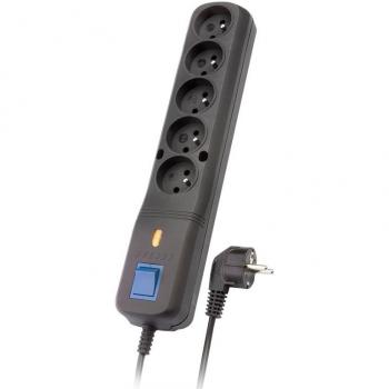LESTAR Regleta de Enchufes LV-530W 3,0M - Negro