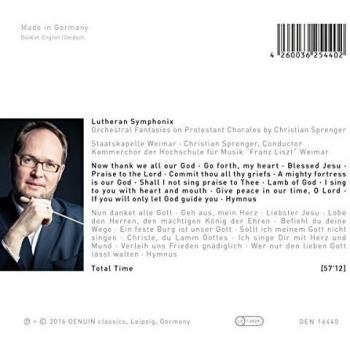 Lutheran Symphonix : Fantaisies orchestrales sur des chorals protestants. Sprenger.