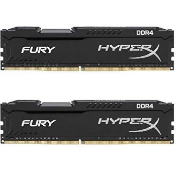 HyperX FURY DDR4 32 GB (Kit 2x16 GB), 2666 MHz CL16 DIMM XMP - HX426C16FBK2/32, Black