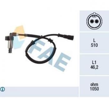 Sensor ABS FAE 78002 - Sensor de velocidad de rueda, compatible con sistemas de frenos antibloqueo (ABS), fabricado por FAE, número de referencia 78002, diseñado para garantizar un rendimiento óptimo del sistema de