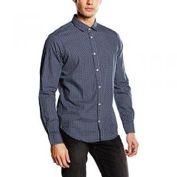 Esprit 095EO2F014 S AOP Paisly LS-Camisa Hombre,