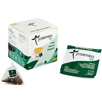Josenea Anis-Manzanilla-Regaliz 10 Piramides Ensobradas Bio - 1 Unidad