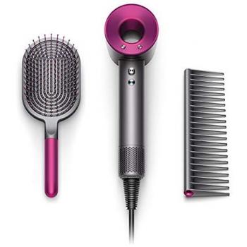Conjunto de Secador de Pelo Supersónico DYSON - Hierro y Fucsia