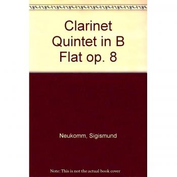 Clarinet Quintet in B Flat Op8. Partituras para Clarinete