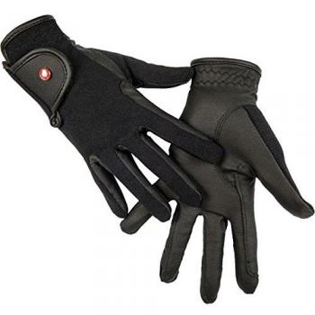 HKM guantes - Professional Soft Grip-, color  - negro, tamaño Kinder 12 Jahre