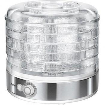 MPM MSG-11 Deshidratador de Alimentos con Control de Temperatura Ajustable (35°C-70°C), 5 Bandejas Ajustables en Altura Libres de BPA de 31 cm, Potencia