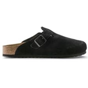 Birkenstock Boston Soft Footbed Black Clogs for Men, EU Size 44