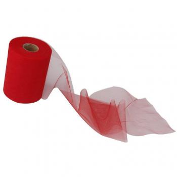 Pixnor Cinta rodillo carrete de Tulle para los vestidos de tutú de la decoración, 6 pulgadas por 100 yardas