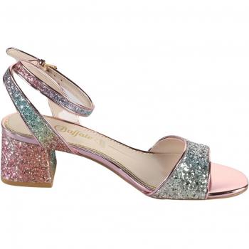 Buffalo Rainelle Vegan Glitter Heeled Sandals for Women
