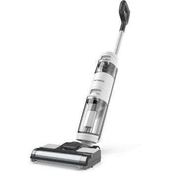 Tineco iFloor Breeze Aspiradora y Friegasuelos Inalámbrica, Sin Bolsa, Color Gris y Blanco