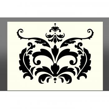Plantilla de Shabby Chic del damasco de material Mylar, A4 297 x 210 mm, decorativo para pintar con spry,esponja...