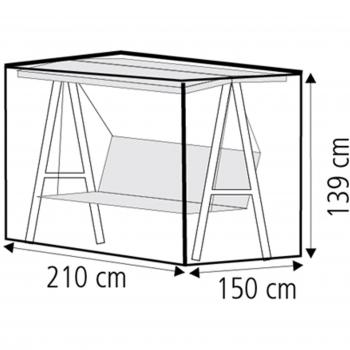 Friedola de x - , talla 210x150x139  cm