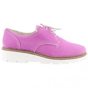 Slowers GEAC339, Zapatos de Cordones Derby para Mujer, Rosa