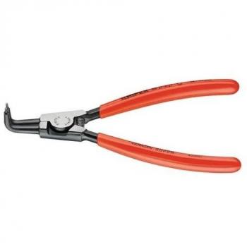 Knipex 46 21 A31 - Alicate para Anillos de Retención, Punta Curva, Para Anillos Exteriores en Ejes, Tamaño 210 mm, Apertura de Mandíbulas 40-