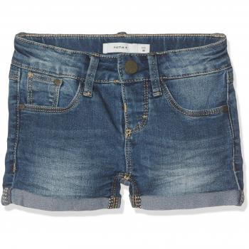 NAME IT Nittada Slim Dnm Nmt Noos, Shorts para Niñas, Azul