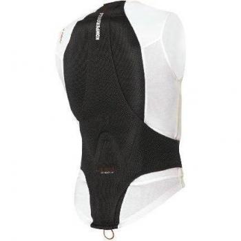 Komperdell Airshock - Protección de espalda para hombre, tamaño S, color blanco