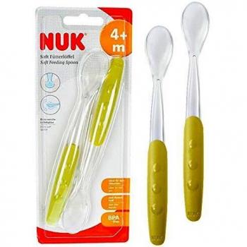 Nuk Silicone Spoons Learning Easy - 2 Units