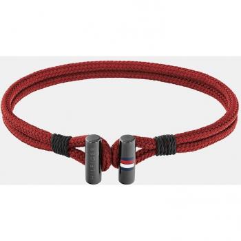 Pulsera Tommy Hilfiger Hombre Nylon Rojo Bracelet - 2790335