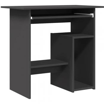vidaXL Grey Engineered Wood Desk 31.5x17.7x29.1