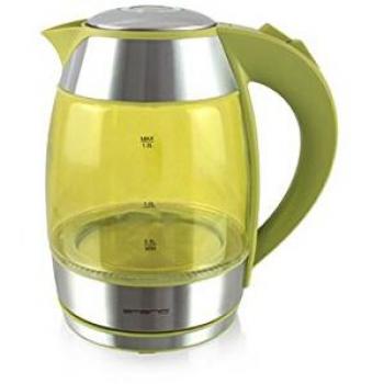Emerio WK-108082.7 hervidor de agua de cristal color verde, Glass