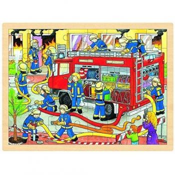 Puzzle de Madera Brigade de Bomberos - 48 Piezas