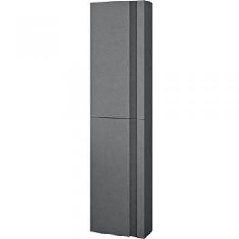 Torvisco Aldan - Columna de baño suspendida, 150 x 35 x 22 cm, color gris mate