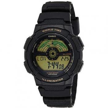 Casio AE-1100W Digital Sports Watch with Backlight and World Time