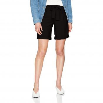 Vero Moda Vmelke NW City Shorts, Pantalones Cortos para Mujer, Negro