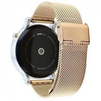 Moto 2 360 Mujeres de 42mm de Correa Pinhen Acoplamiento del Acero Inoxidable para moto360 2 nd Gen Generación Regular de Repuesto Correa 16 mm band