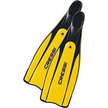 Cressi Flossen Pro Star Aletas, Unisex, Amarillo, 45-46