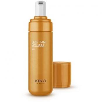 KIKO Milano Self Tan Mousse 150ml, Mousse corporal autobronceadora e hidratante con ácido hialurónico