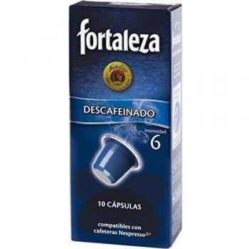 Nespresso compatible - Café Descafeinado Fortaleza - 10 cápsulas [Pack de 2]