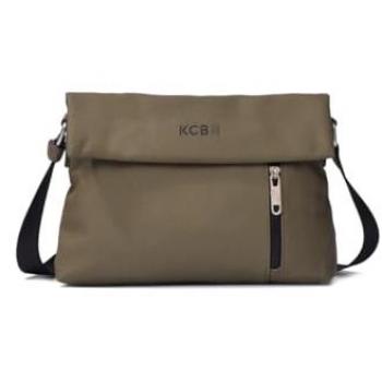 Bandolera Antirrobo Pequeña KCB Strong | 100% Vegana | Diseño Compacto y Resistente | Seguro | Ideal para Uso Diario | Asas Ajustables | Color Khaki