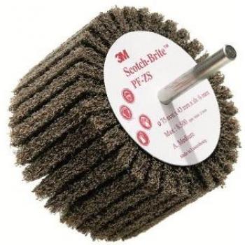 3M Scotch-Brite PF-ZS - Cepillo abrasivo montado en eje