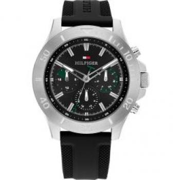 Reloj Multifuncional Tommy Hilfiger Bryan para Hombre, Quarzo, 45mm, Silicona, con Fecha