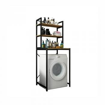 Estantería Superior para Lavadora MAGIC SELECT | Estante Organizador de Baño Ahorra Espacio | Mueble de Almacenamiento de 3 Niveles en Madera E1 y Acero