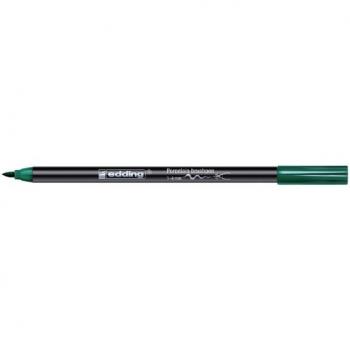 Rotuladores Edding 4200 para Porcelana Verde - 10 Unidades, Punta de Pincel de 1-4 mm, Tinta Resistente a la Luz y Lavavajillas, Secado Rápido