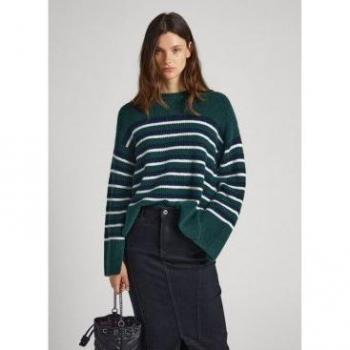 Jersey Pepe Jeans Ellison Verde Para Mujer